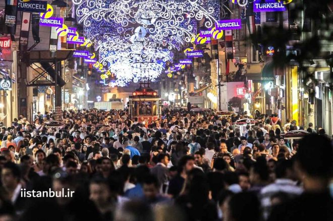 خیابان خرید در استانبول
