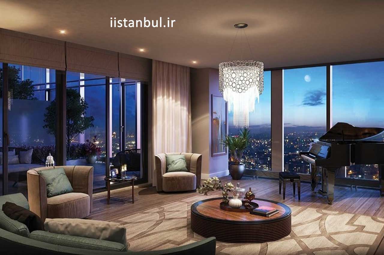 اجاره آپارتمان مبله در اسکای لند استانبول