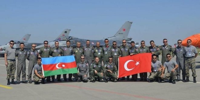 آغاز مانور نظامی مشترک ترکیه و جمهوری آذربایجان در باکو