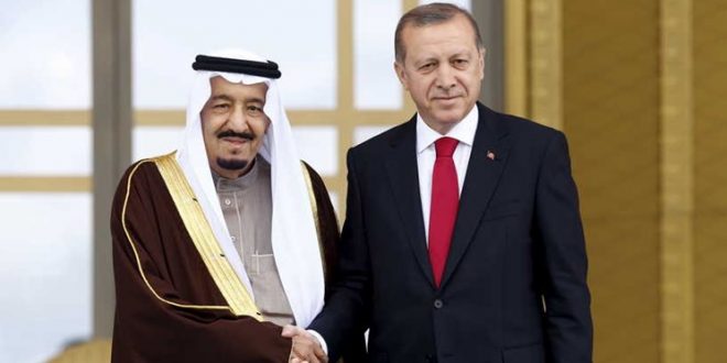 تماس تلفنی رئیس جمهور ترکیه با شاه سعودی