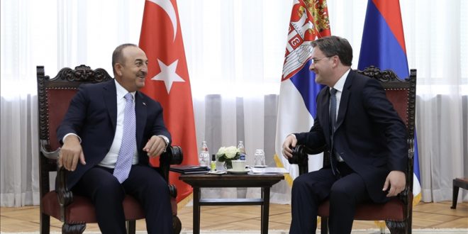 دیدار چاووش‌اوغلو با رئیس جمهور صربستان