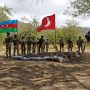 آذربایجان و ترکیه در قره باغ مانور دادند