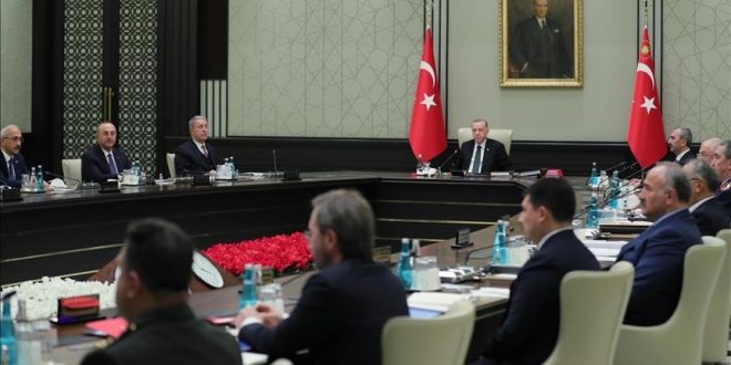 بیانیه نشست شورای امنیت ملی ترکیه به ریاست اردوغان