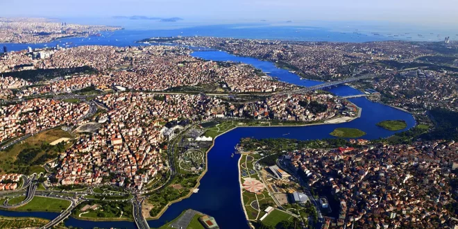 دیدن ۲ قاره از یک نقطه در استانبول-golden horn