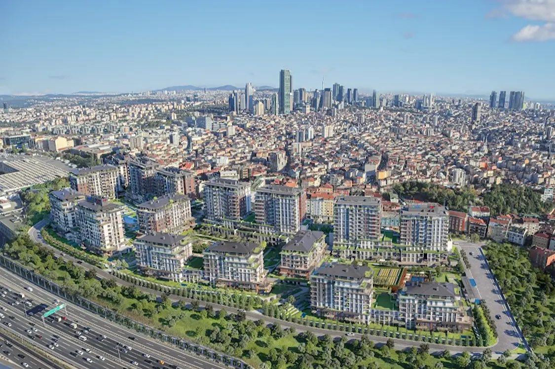 پروژه داپ ینی لونت ساری‌یر استانبول | DAP Yeni Levent